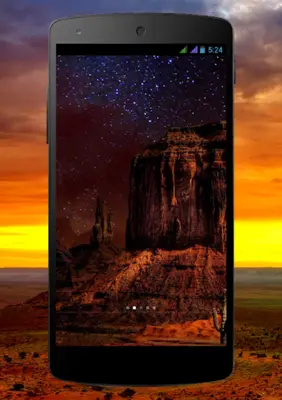 Beautiful Desert Night Live Wa android App screenshot 8